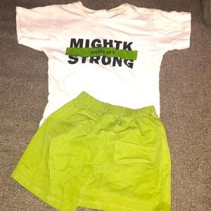 5 sets of beautiful 2pc little girl outfits